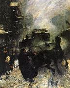 George Wesley Bellows Steaming Streets oil painting picture wholesale